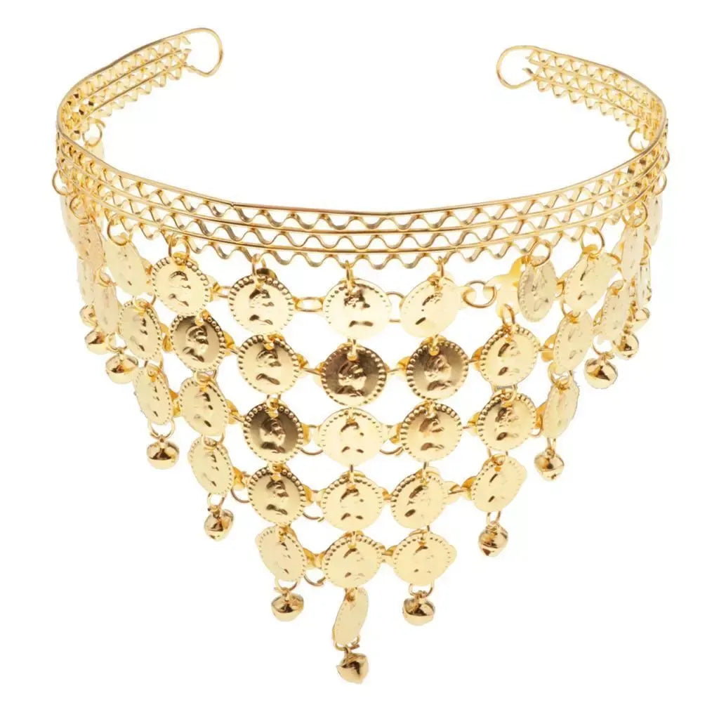 BELLY DANCE HEADBAND Indian Fancy Dress Costume Gypsy Bollywood Tribal Boho