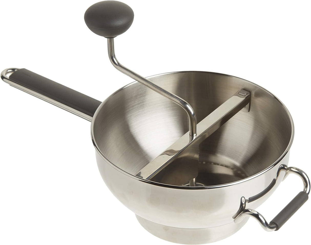 Cuisipro Deluxe Food Mill w/ 3 Discs Stainless Steel Silver Potato Ricer Food Chopper