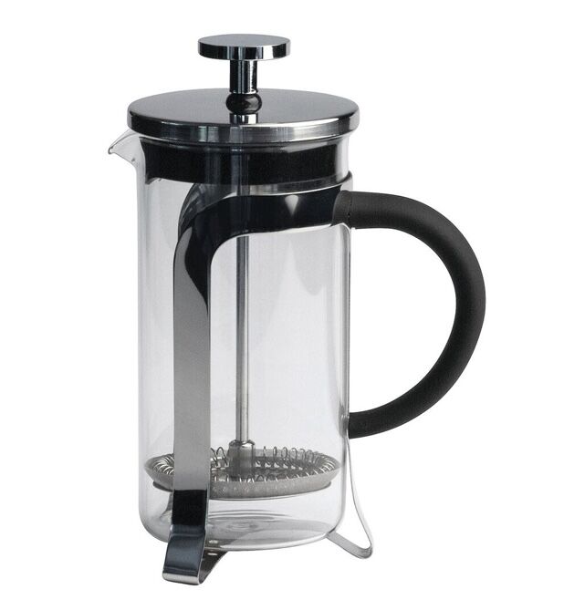 Euroline 350ml Glass Tea & Coffee Plunger w/ Stainless Steel Frame