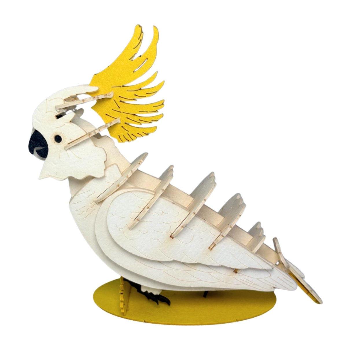 Bocchetta 3D Felt Puzzle Cockatoo (Australian Animal Craft Kit Souvenir Gift)