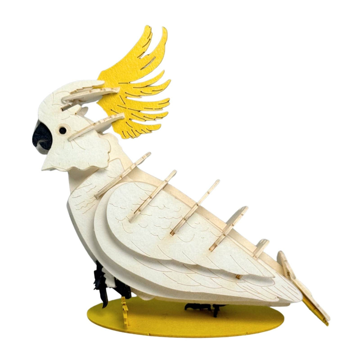 Bocchetta 3D Felt Puzzle Cockatoo (Australian Animal Craft Kit Souvenir Gift)