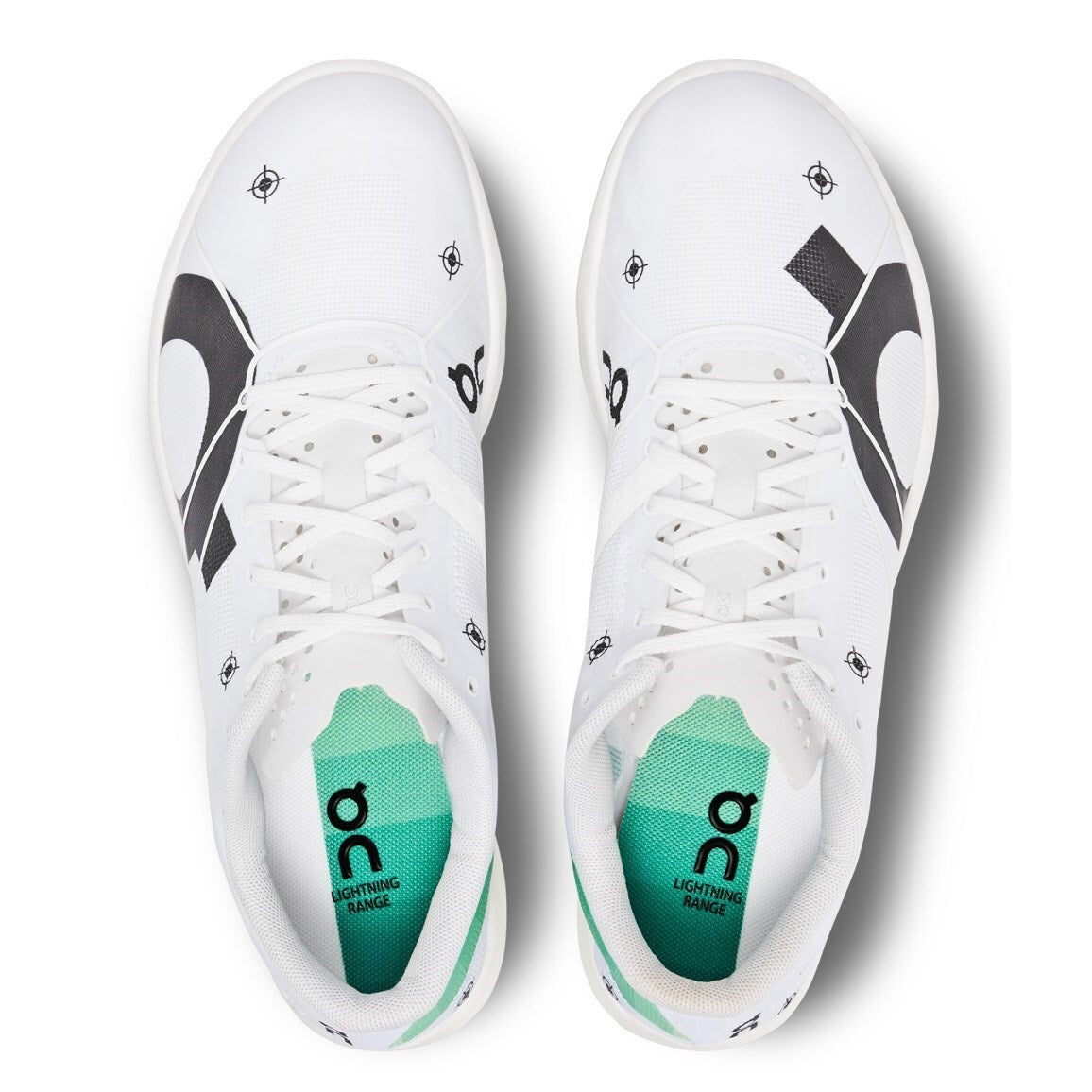 On Cloudspike 10000m Running Spikes Mens Sprinting Shoes in Undyed White/Mint