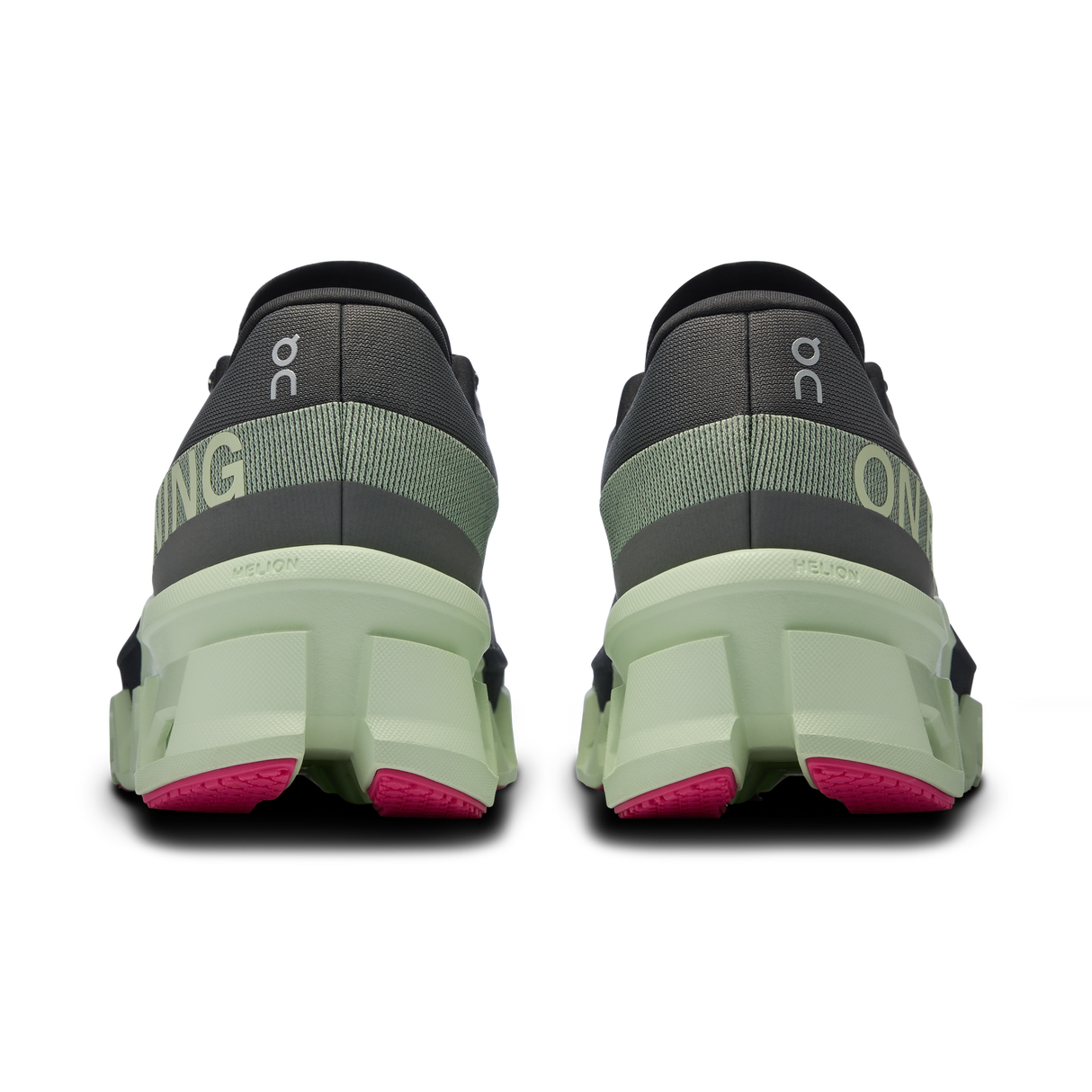 On Mens Cloudmonster 2 Running Shoes Sneakers in Asphalt/Lima