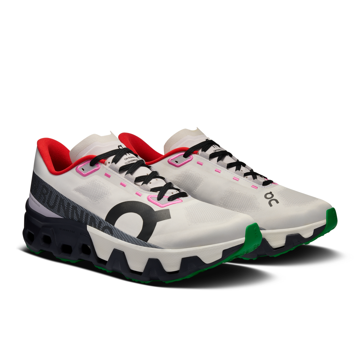 On Mens Cloudmonster Hyper Running Shoes Sneakers in Silver/Iron - US 12