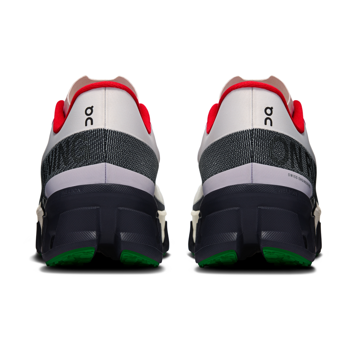 On Mens Cloudmonster Hyper Running Shoes Sneakers in Silver/Iron