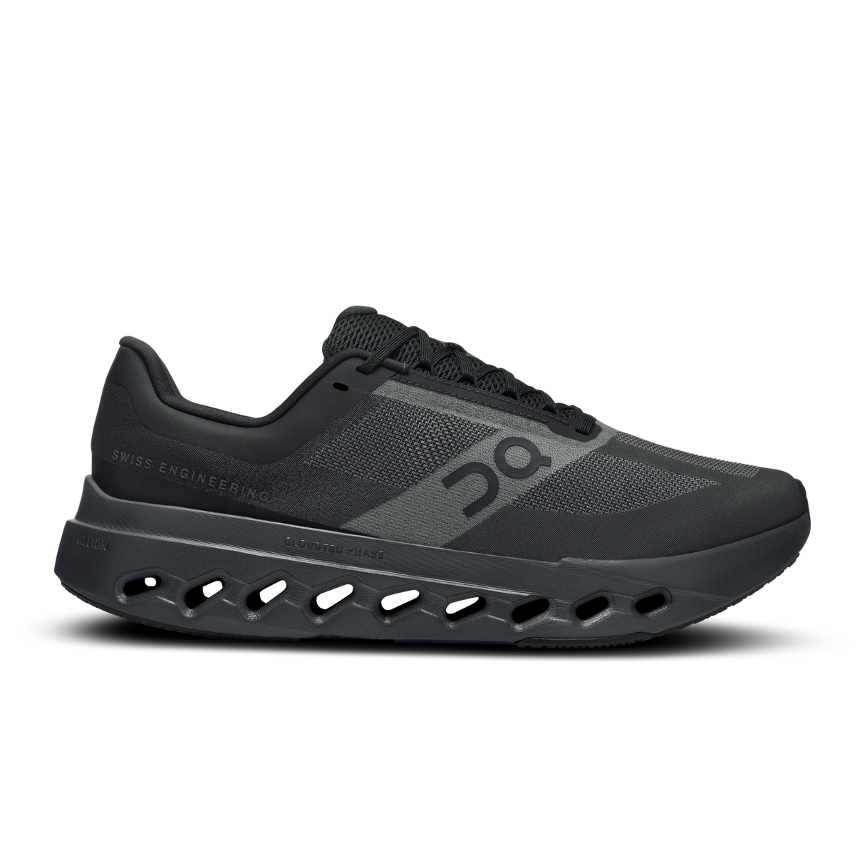 On Mens Cloudsurfer Next Running Shoes Sneakers in Black/Eclipse