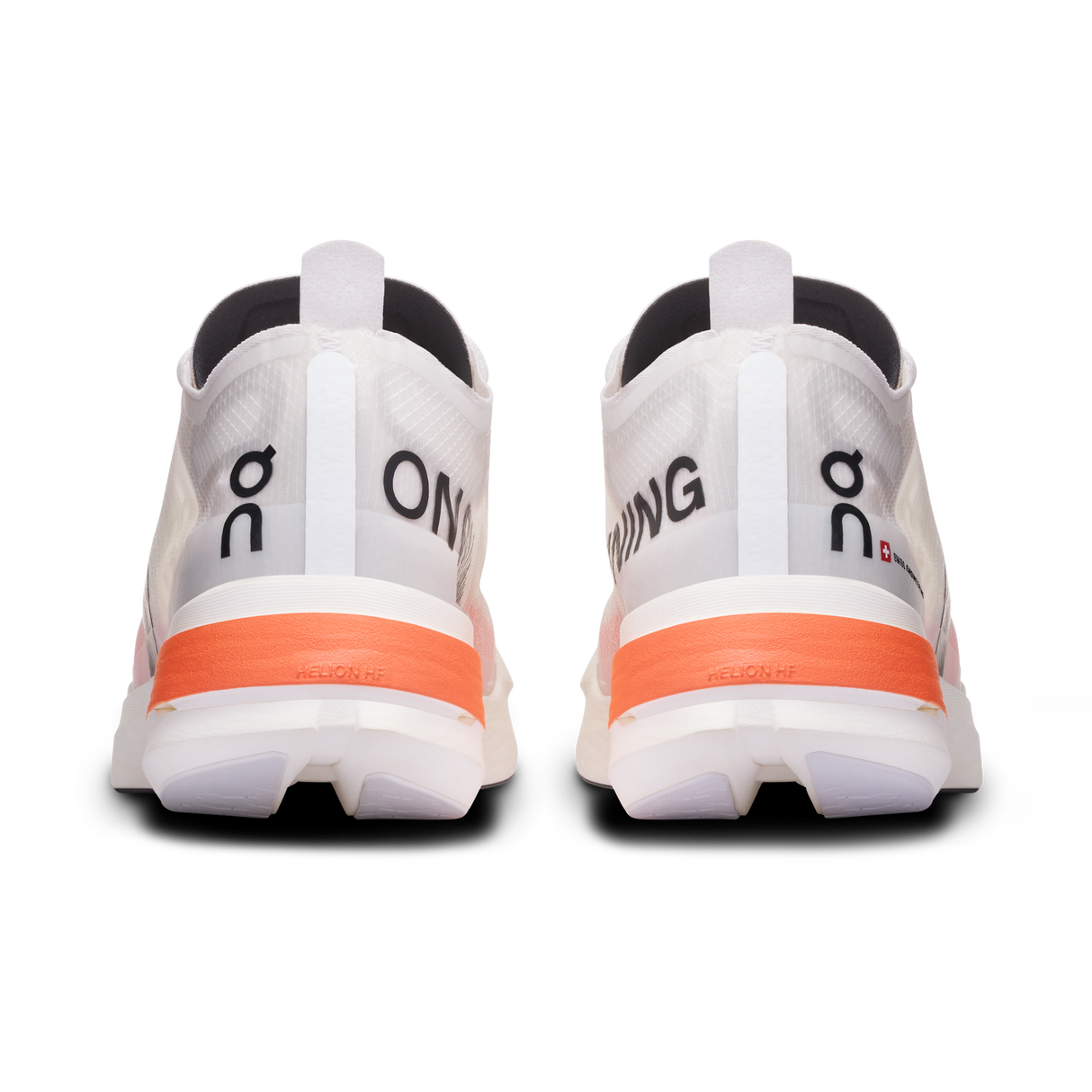 On Mens Cloudbloom Strike Running Shoes Sneakers in White/Black