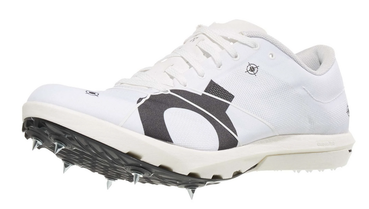 On Cloudspike 10000m Running Spikes Womens Sprinting Track Field Shoes in White/Mint