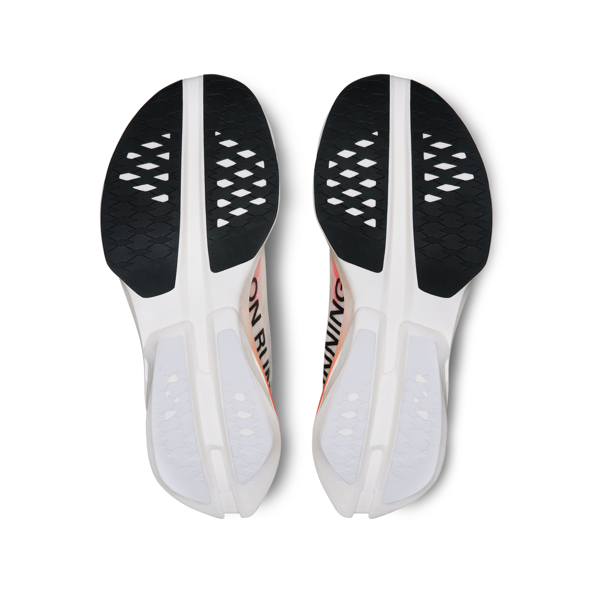 On Womens Cloudbloom Strike Running Shoes Sneakers in Black/White