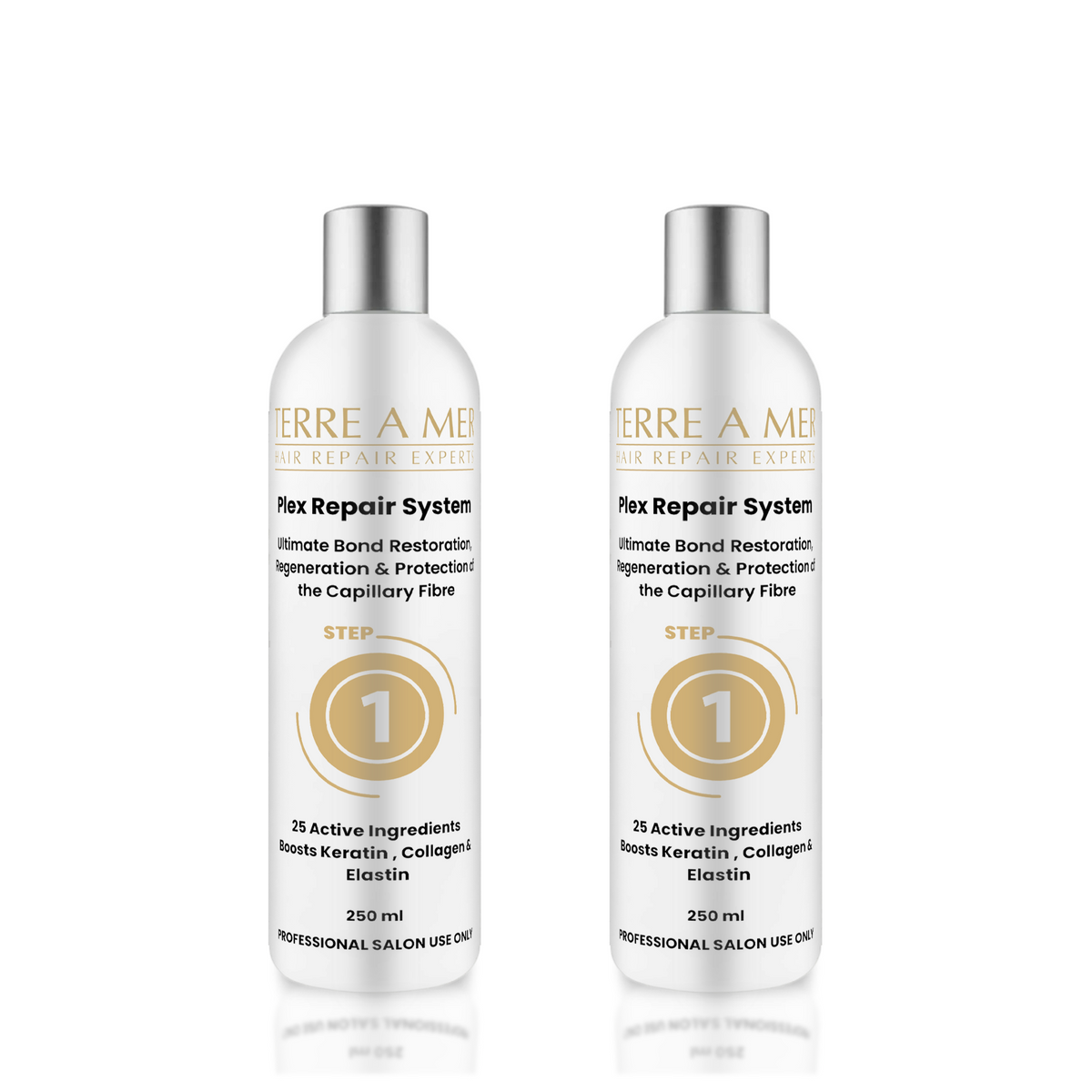 terreamer Plex Repair Step 1 250ml - Hair Bond Treatment (Keratin, Collagen & Elastin)