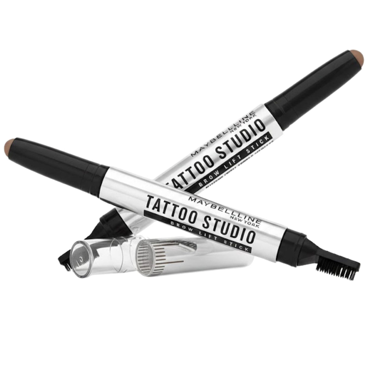2x Maybelline Tattoo Studio Brow Lift Stick Waterproof Smudge - 255 Soft Brown