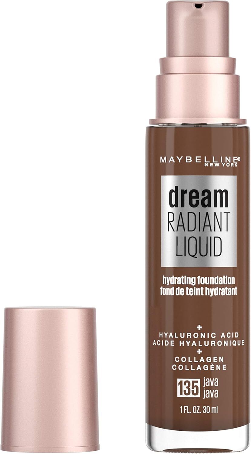 Maybelline Dream Radiant Liquid Hydrating Foundation with Hyaluronic Acid - Java 135