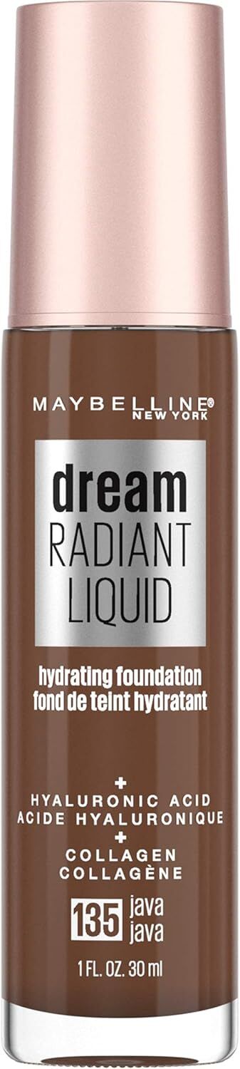 Maybelline Dream Radiant Liquid Hydrating Foundation with Hyaluronic Acid - Java 135