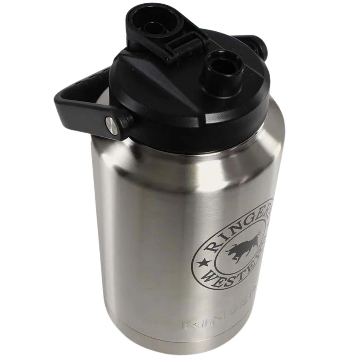 Ringers Western Big Gulp 1 Gallon Insulated Jug 3785ml Double Wall Vacuum in Stainless Steel