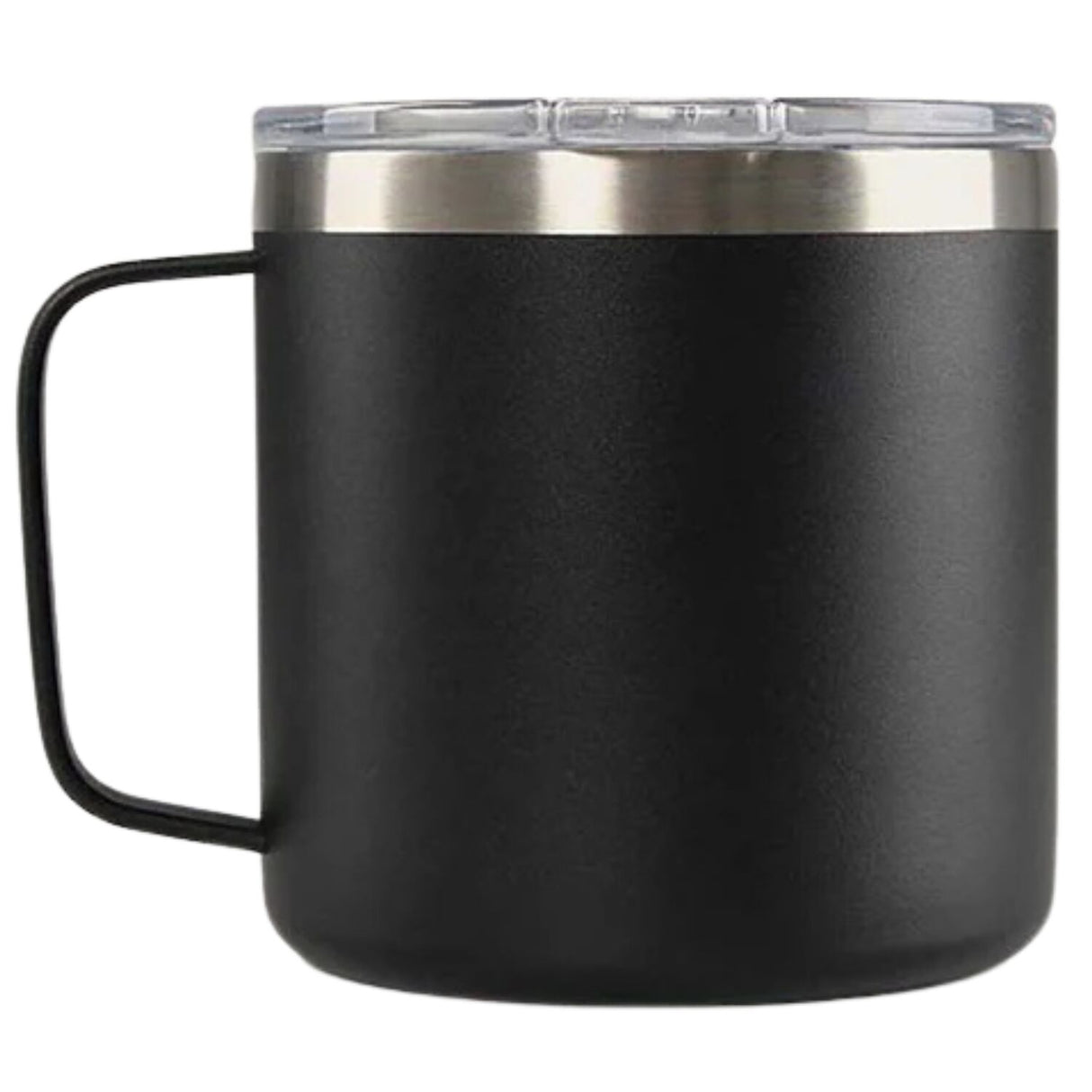 Ringers Western Brew Mug 414ml Stainless Steel Insulated with Lid in Black