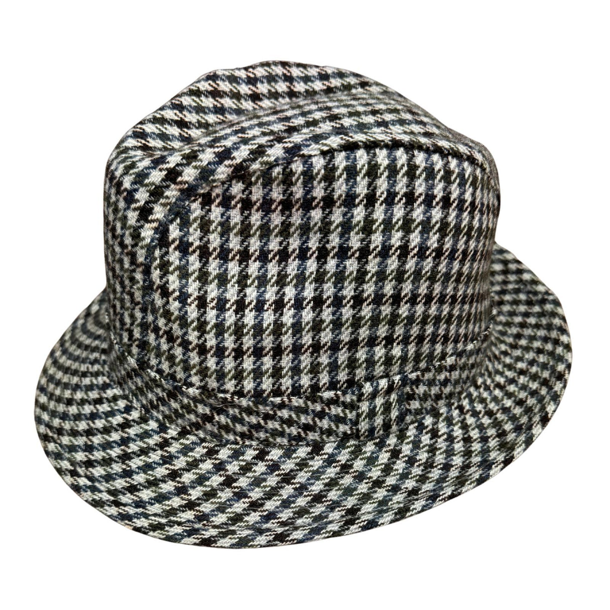 Failsworth Stafford Tweed Hat Trilby Wool Blend Winter Made in UK Snap Brim - Mixed Tweed