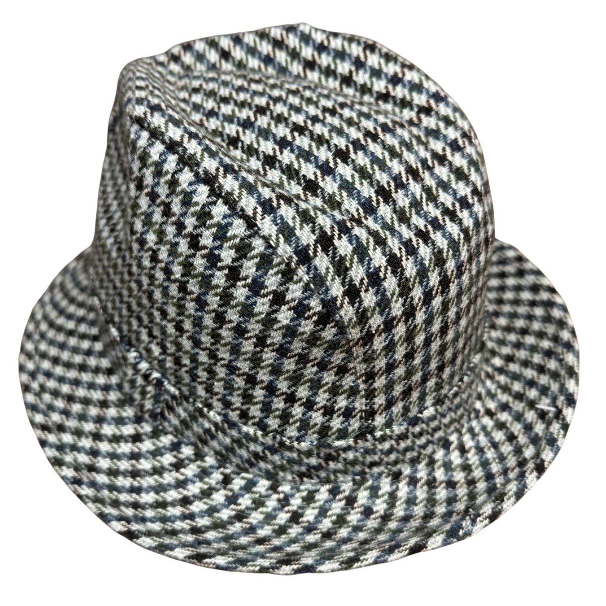 Failsworth Stafford Tweed Hat Trilby Wool Blend Winter Made in UK Snap Brim - Mixed Tweed