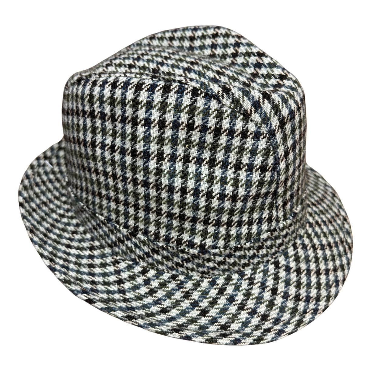 Failsworth Stafford Tweed Hat Trilby Wool Blend Winter Made in UK Snap Brim - Mixed Tweed