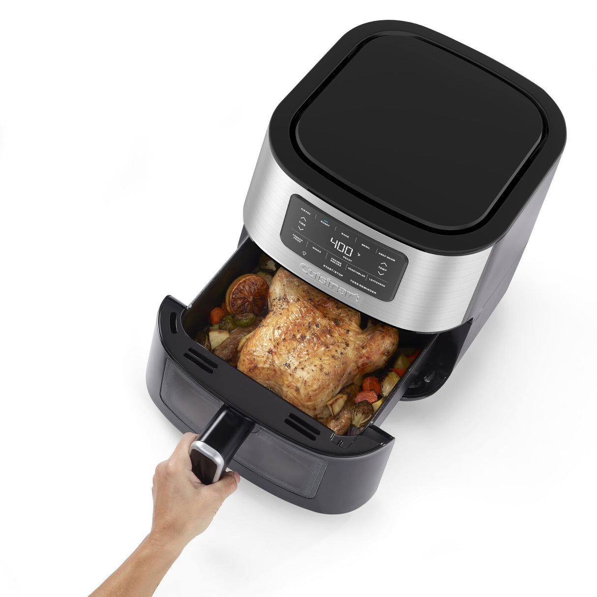 Cuisinart AirView 5.6L 1800W Air Fryer w/ Viewing Window - Silver (AIR-200A)