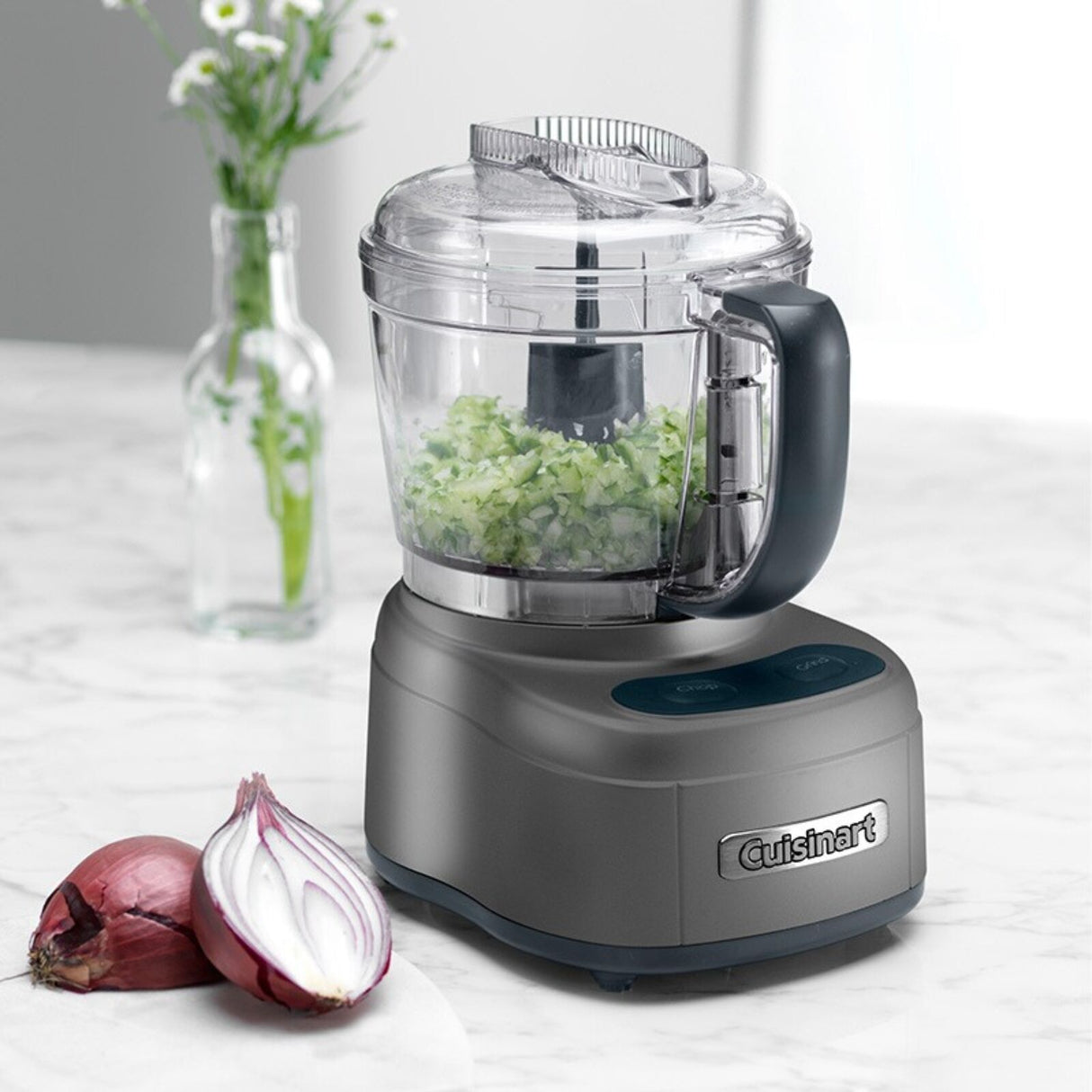 Cuisinart Mini Prep Pro Food Processor 3 Cup in Gun Metal Grey