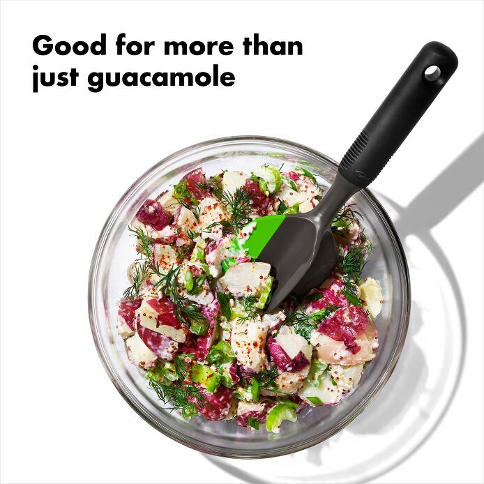 OXO Good Grips Avocado Tool – Scoop & Mash Utensil Dual-Sided Non-Slip Handle Kitchen Prep