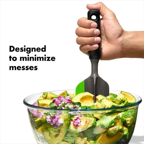 OXO Good Grips Avocado Tool – Scoop & Mash Utensil Dual-Sided Non-Slip Handle Kitchen Prep