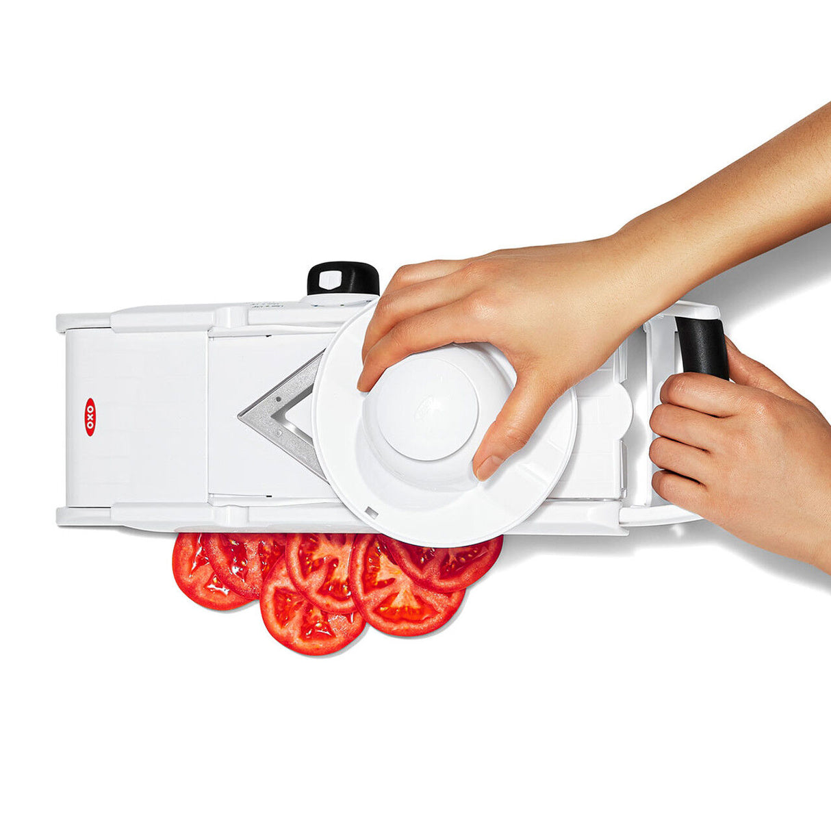 OXO Good Grips V-Blade Mandoline Slicer – Adjustable Stainless Steel Blade Vegetable Fruit Cutter with Grip