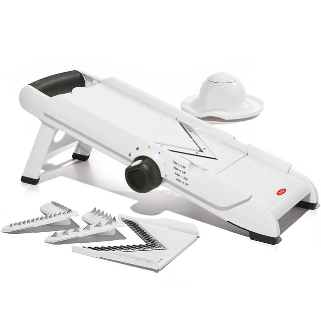 OXO Good Grips V-Blade Mandoline Slicer – Adjustable Stainless Steel Blade Vegetable Fruit Cutter with Grip