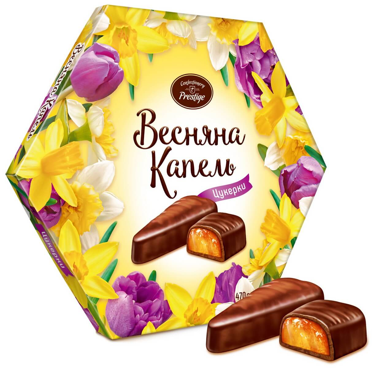 Prestige 470g Vesnyana Kapel Jelly Candy Chocolates in Gift Box - Product of Ukraine