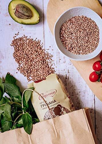 1.6kg Sachets Ukrainian Buckwheat Groats Roasted Kasha GMO Free (16x100g) Grechka