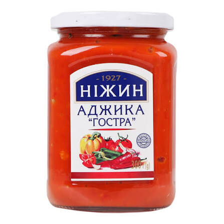 NIZHYN 300g Ukrainian Adjika Hot (Product of Ukraine)