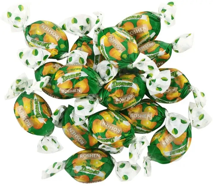 ROSHEN 1kg Karamelkino Duchess Pear Flavoured Hard Candy - Made in Ukraine