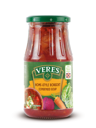515g Ukrainian Ready-To-Eat Home-Style Borscht Condensed Soup in Glass Jar - Product of Ukraine