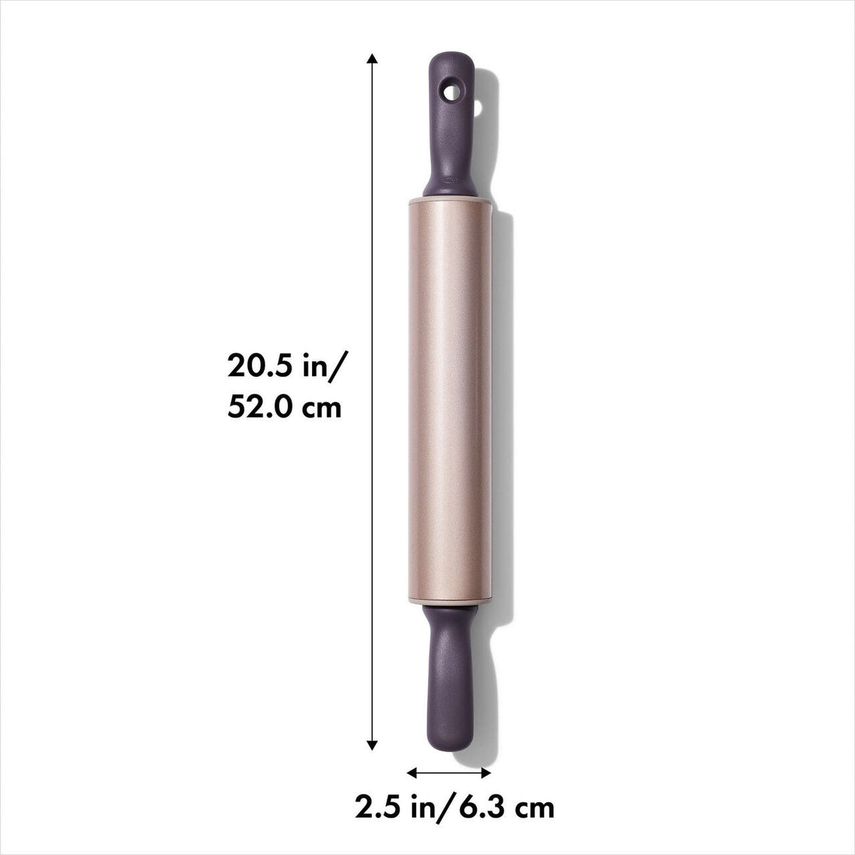 OXO Good Grips Non-Stick Rolling Pin – Comfortable Grip & Even Rolling for Dough, Pastry, and Baking