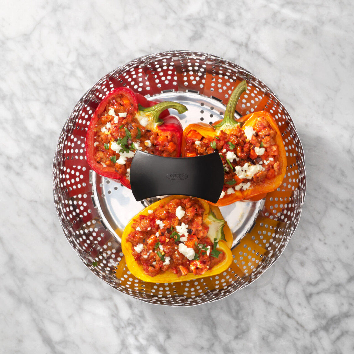 OXO Stainless Steel Steamer with Extendable Handle