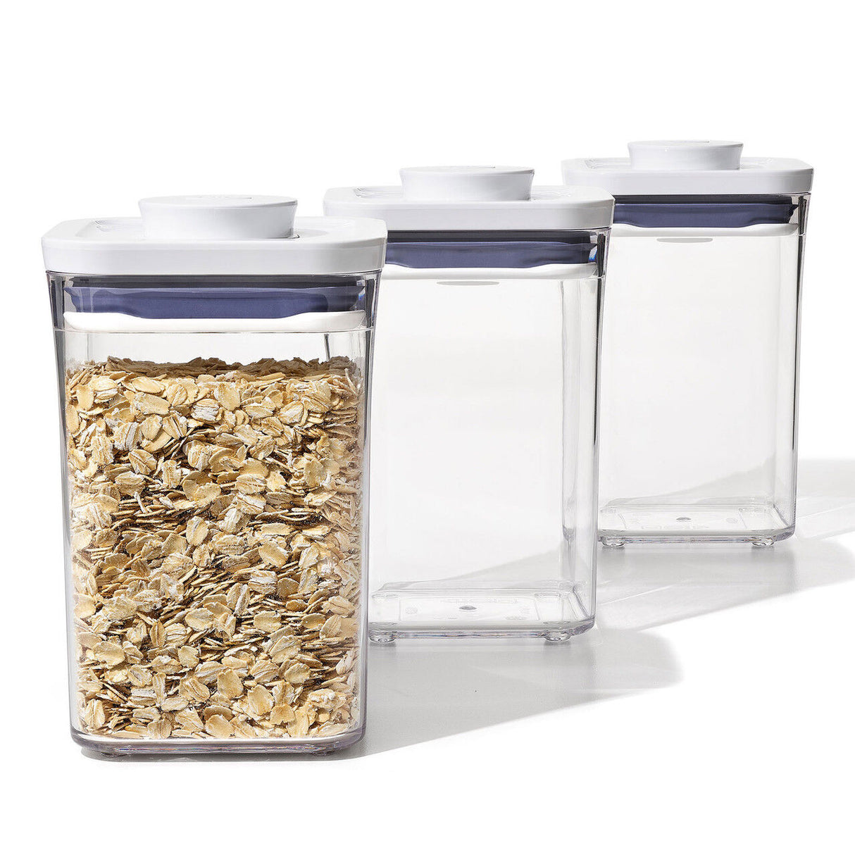 OXO Good Grips POP 2.0 3-Piece Airtight Container Set – BPA-Free, Stackable, Dishwasher Safe