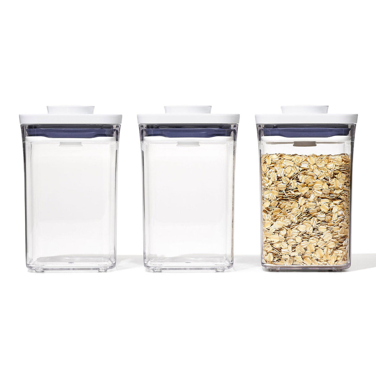 OXO Good Grips POP 2.0 3-Piece Airtight Container Set – BPA-Free, Stackable, Dishwasher Safe