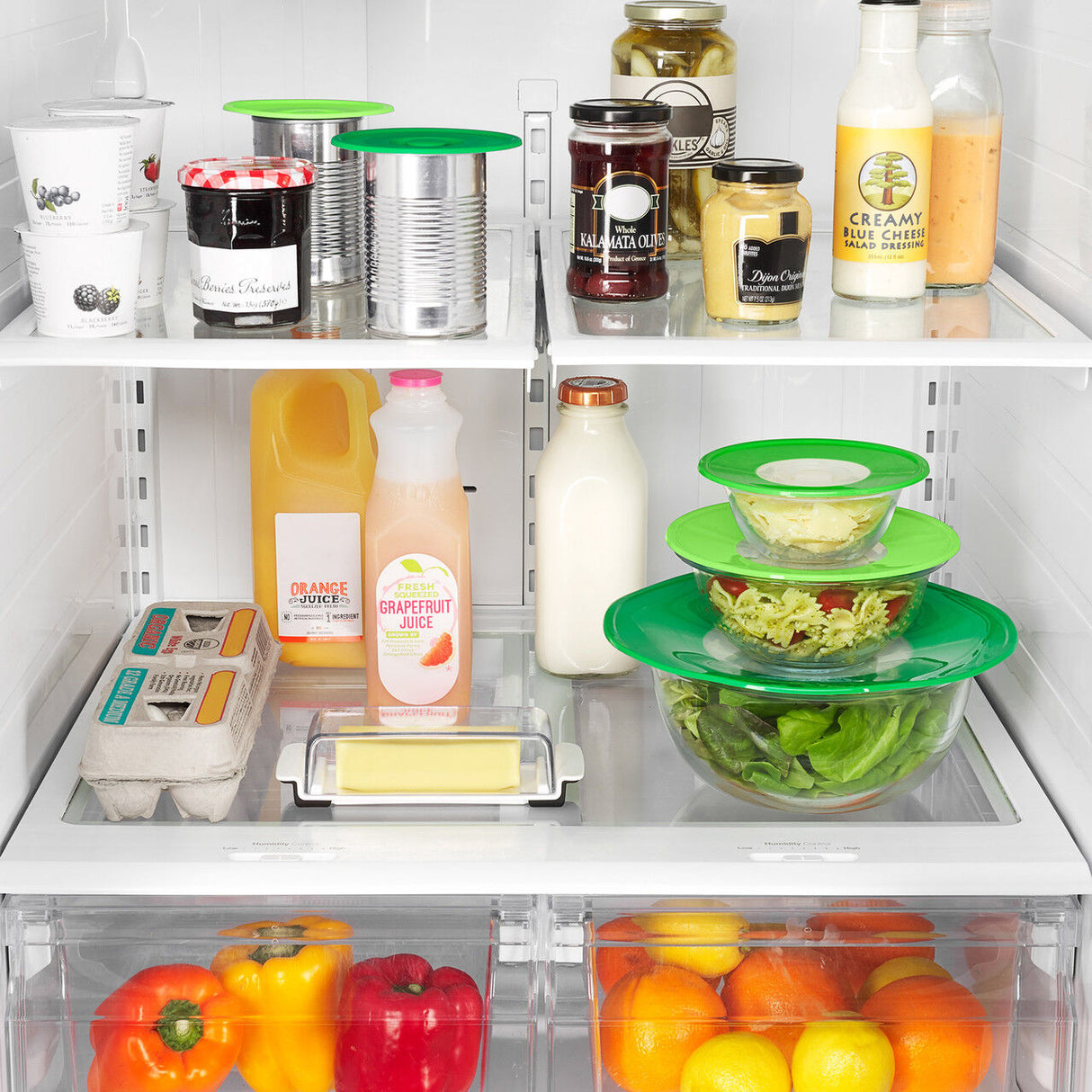 OXO Good Grips Large Reusable Silicone Lid – Airtight, Heat-Resistant Cover for Bowls, Pots & Microwaves