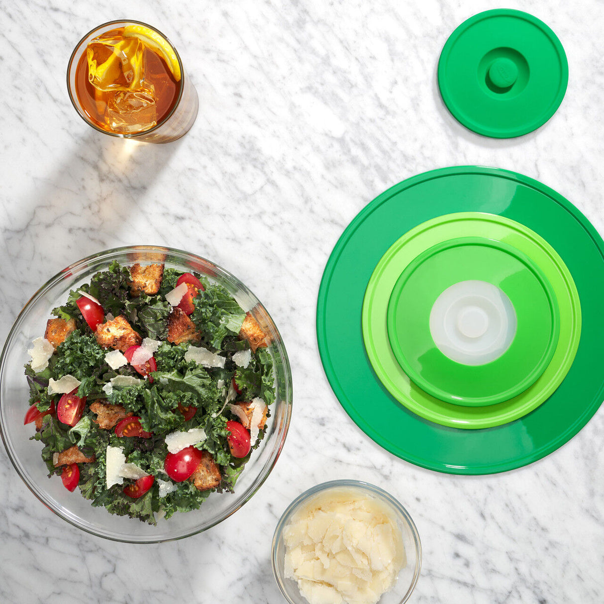 OXO Good Grips Large Reusable Silicone Lid – Airtight, Heat-Resistant Cover for Bowls, Pots & Microwaves