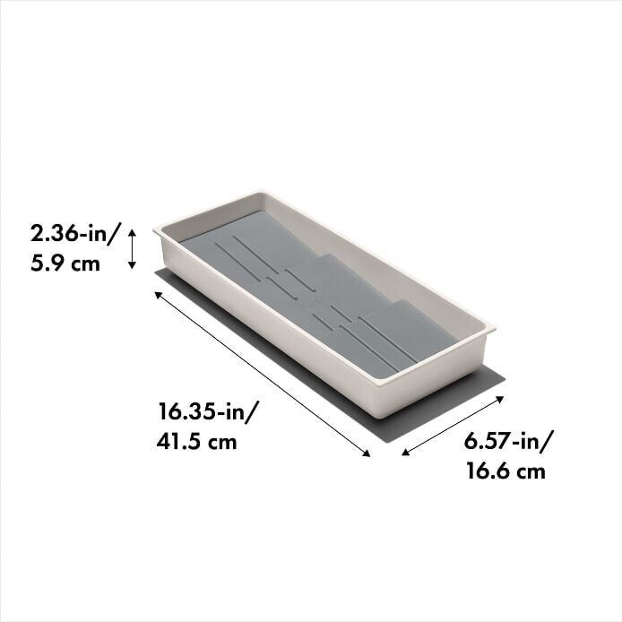 OXO GG Compact Spice Drawer Organiser Tiered Non-Slip Rack Kitchen Storage