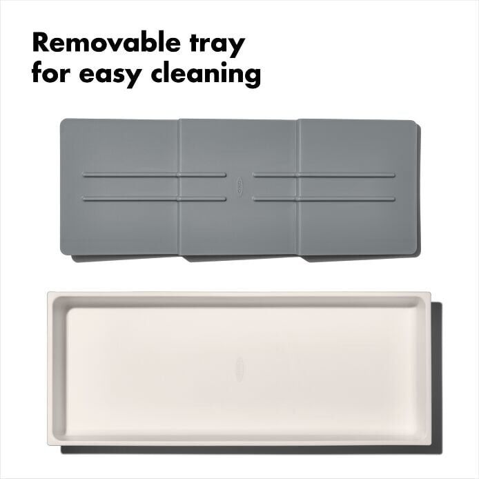 OXO GG Compact Spice Drawer Organiser Tiered Non-Slip Rack Kitchen Storage