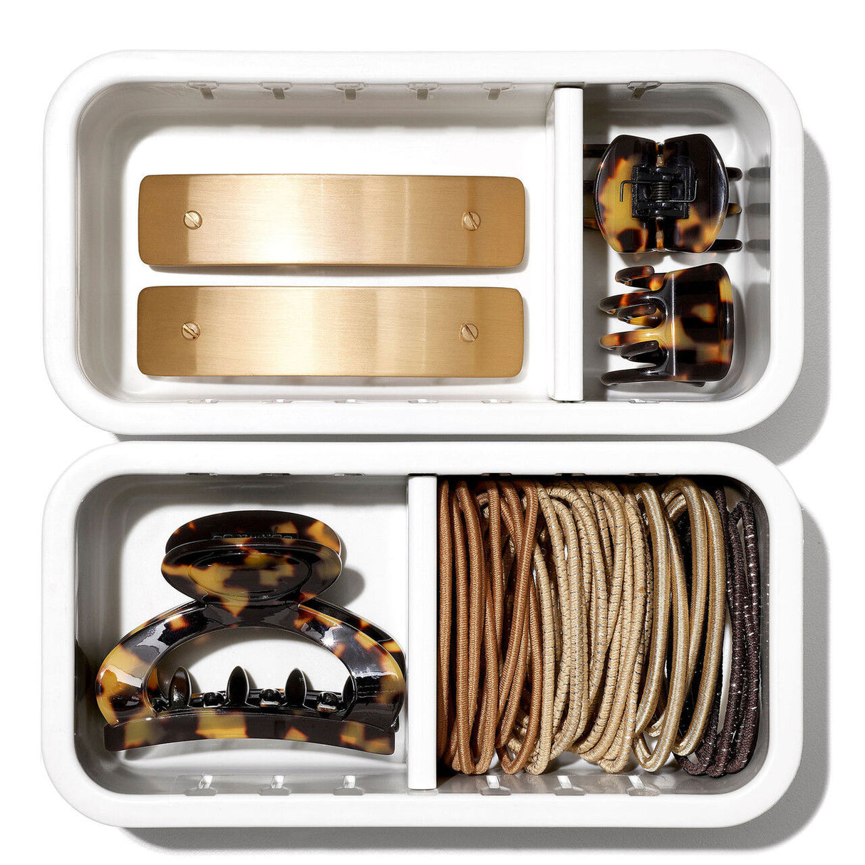 OXO 2PC Adjustable Drawer Bin Set – Expandable Storage Organizer Divider Kitchen Home