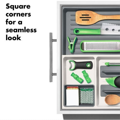 OXO GG Large Expand Kitchen Tool Drawer Organiser Adjustable Dividers Storage Cup Tray