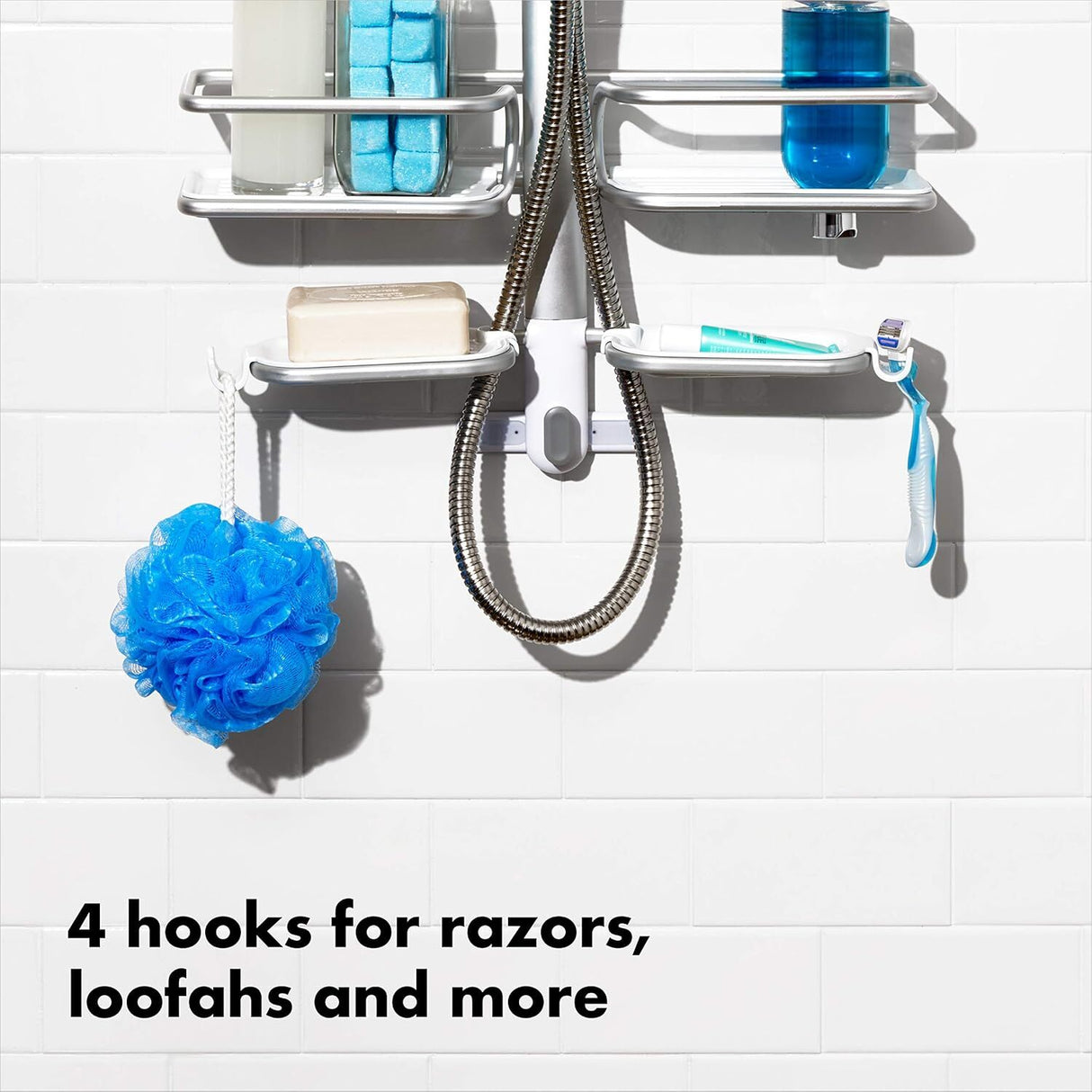 Oxo Good Grips Aluminium Hose Keeper Caddy in Silver