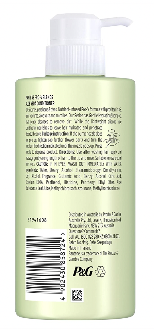 Pantene Pro V Blends Micellar Conditioner Gentle Hydrating 300ml Aloe Vera