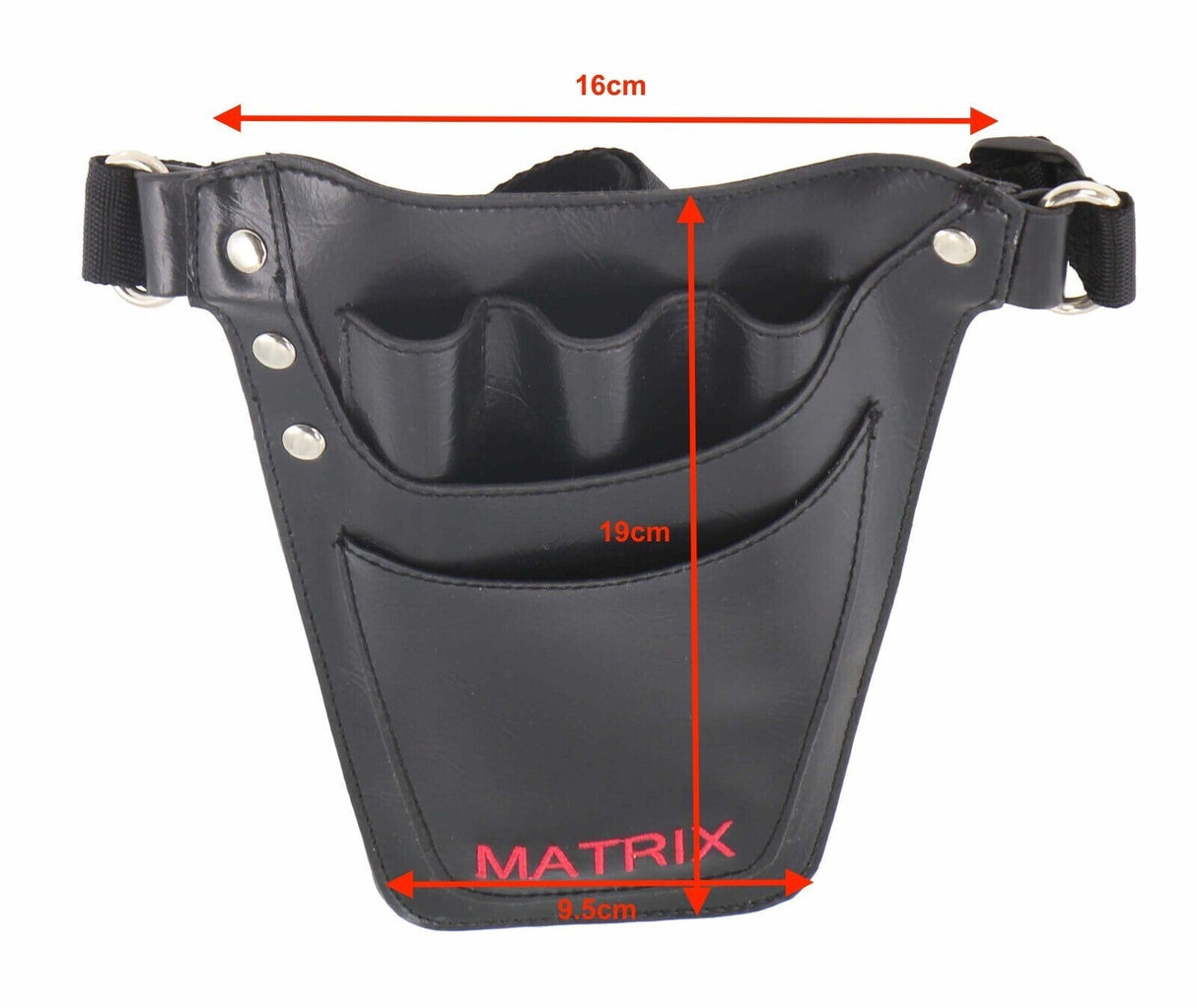 MATRIX Leather Tool Waist Bag - Barber/Hairdresser Scissors Waist Pouch Belt