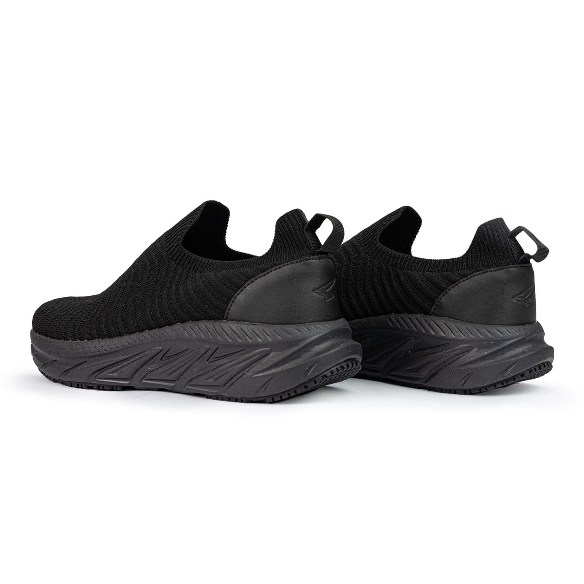 Sfida Wayfarer Mens Knit Lifestyle Sneakers - Black/Black (Casual Shoes)