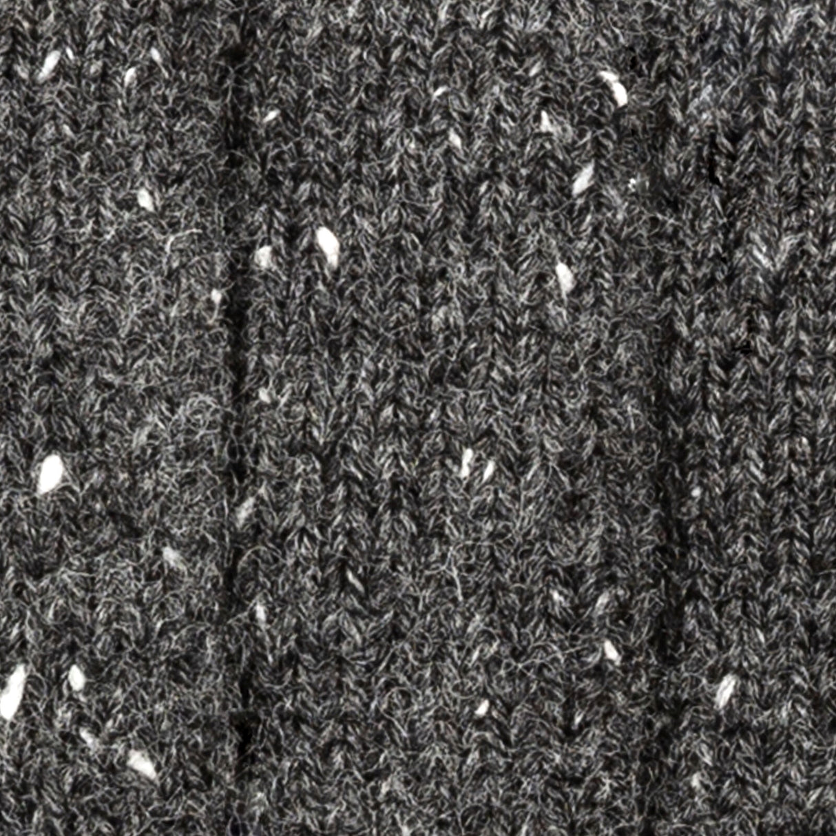 Dents Men’s Touchscreen Cable Knit Gloves with Marl Yarn - Charcoal