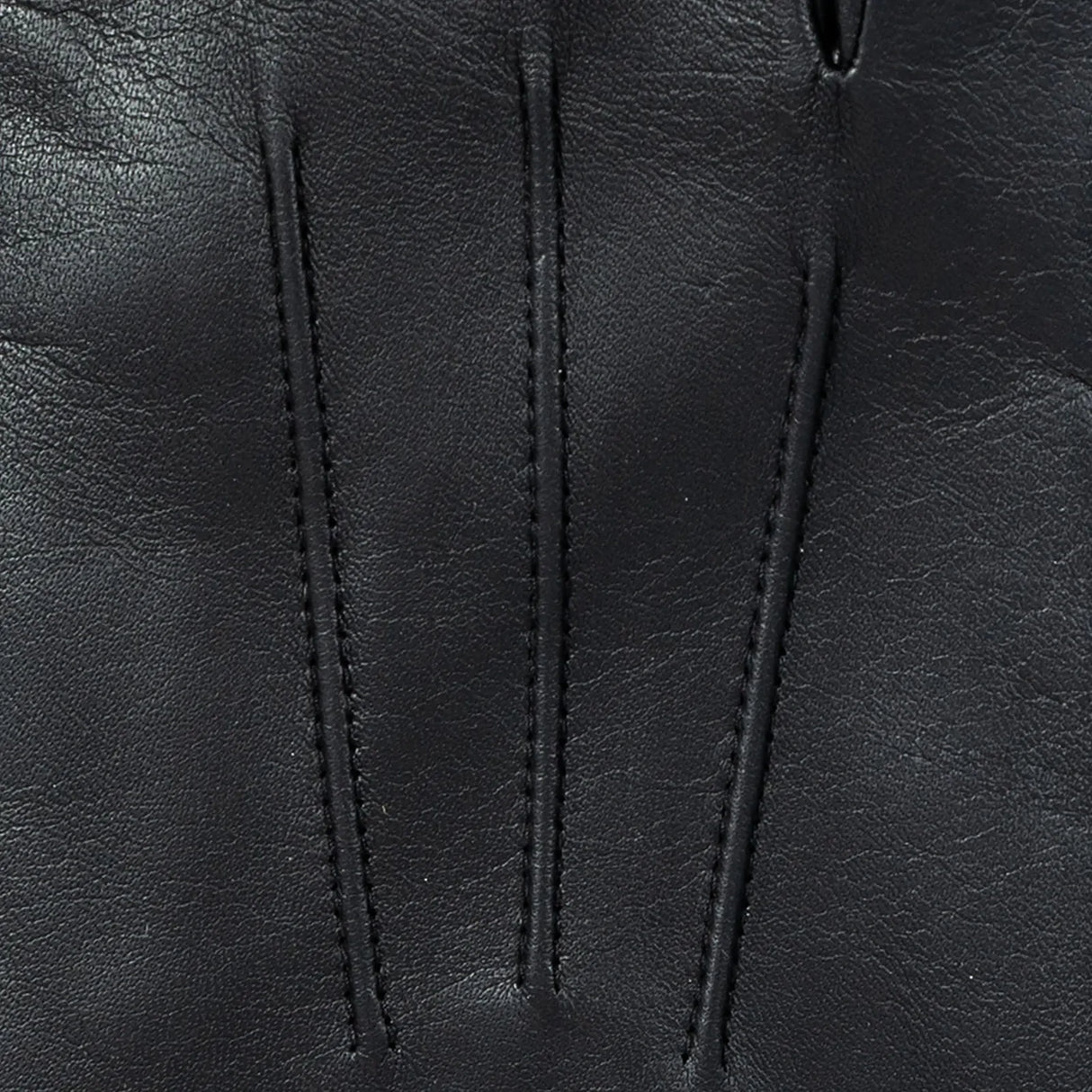 Dents Mens Classic Leather Gloves With 3-Point Stitch and 100% Cashmere Lining - Black