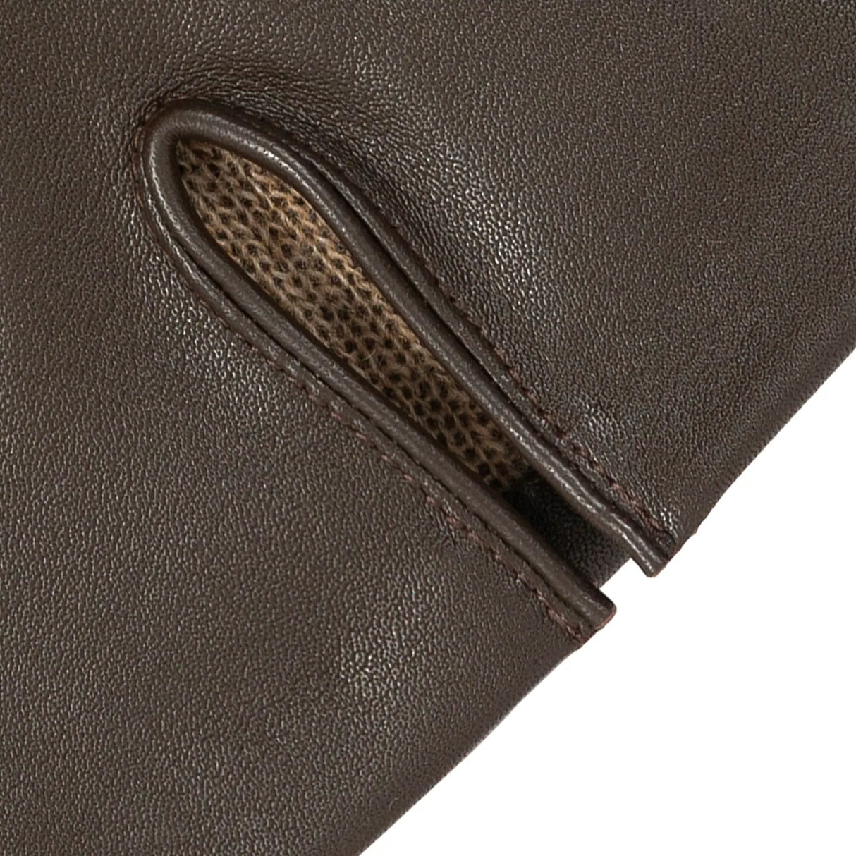 Dents Mens Classic Leather Gloves With 3-Point Stitch and 100% Cashmere Lining - Brown